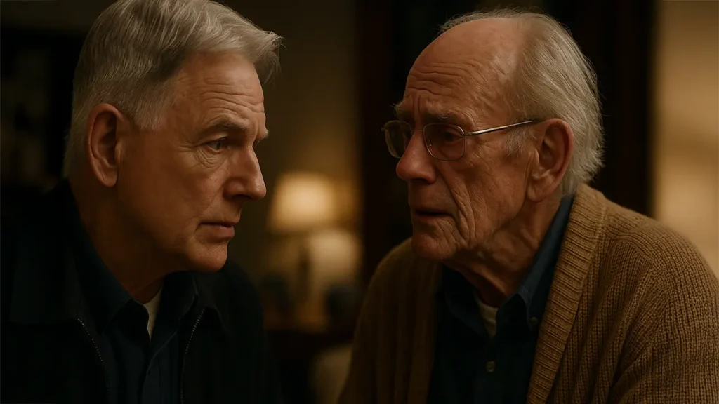 Gibbs and Joe Smith share an emotional conversation in NCIS episode “The Arizona”