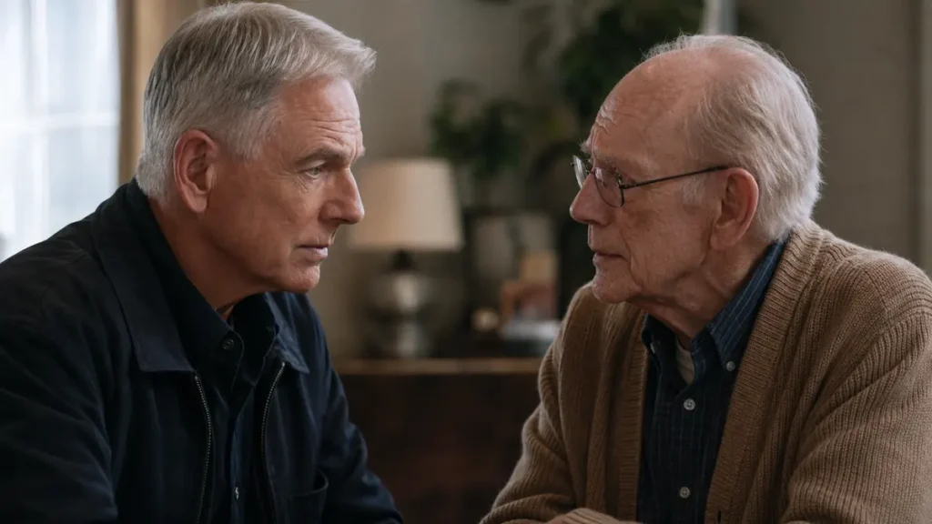 Gibbs speaking with Pearl Harbor survivor Joe Smith in the NCIS episode The Arizona.