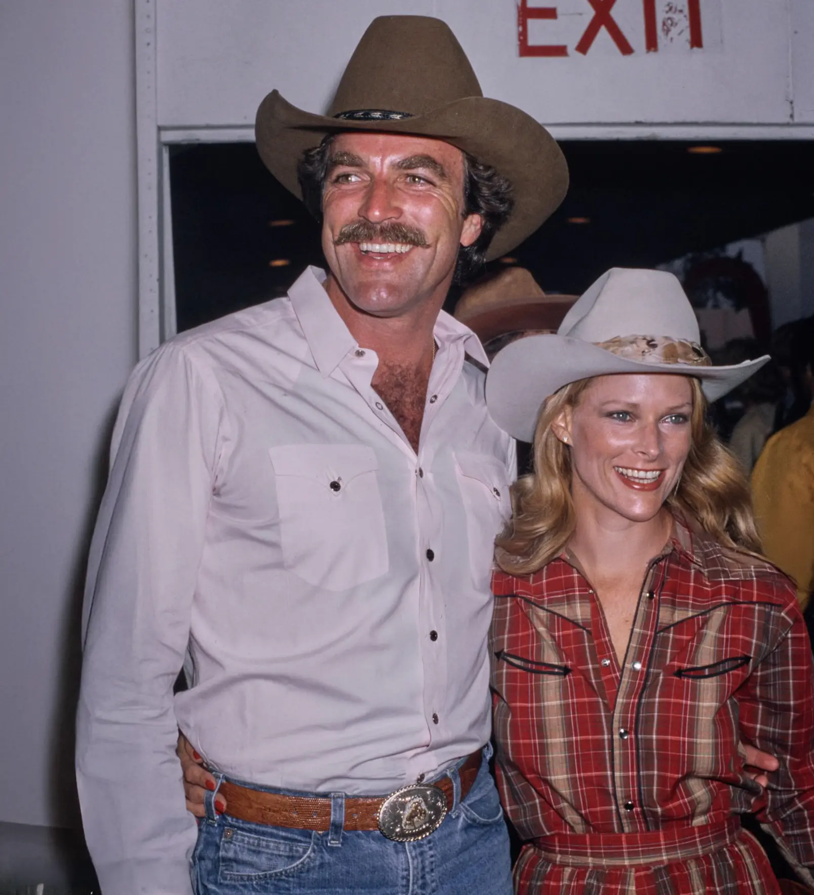 Actor Tom Selleck and wife Jacqueline Ray
