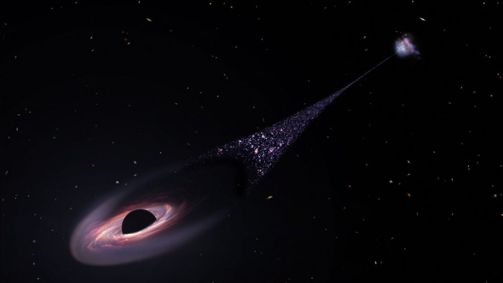 Hubble finds black holes in space