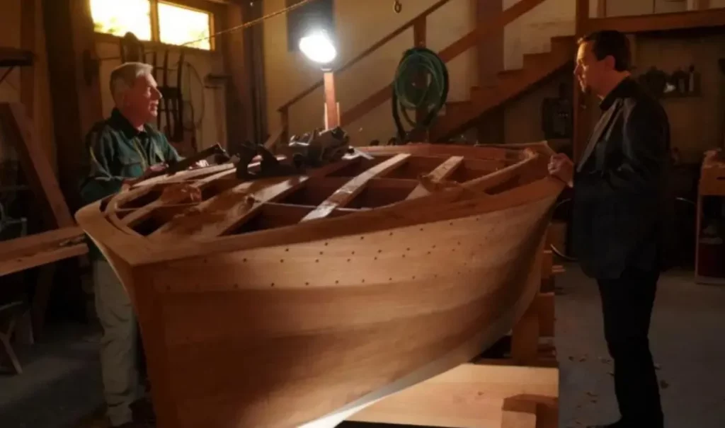 gibbs-boat-build basement NCIS