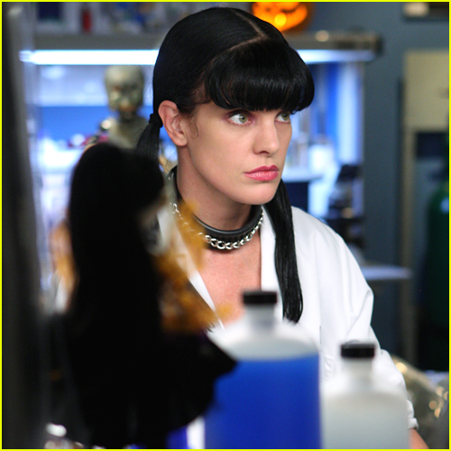 Pauley Perrette as the gothic Abby. She studied criminal science