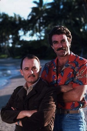 Tom Selleck in his iconic role as Thomas Magnum in "Magnum, P.I."