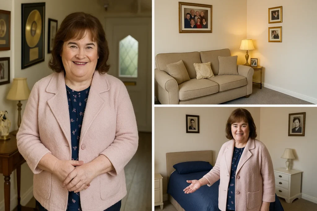 Snapshots of Susan’s renovated home—quiet, personal, and full of the love that shaped her.