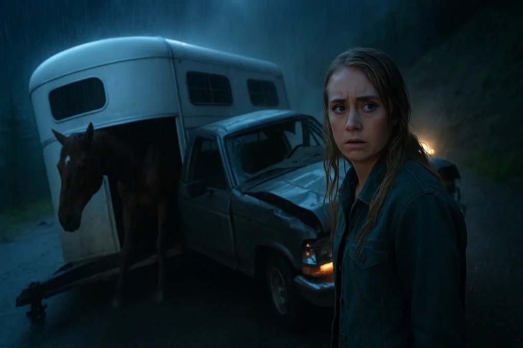 Amy Fleming’s truck crash with Spartan in Heartland Season 1