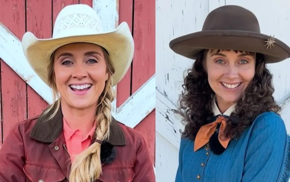 Amber Marshall appears as Annie Oakley in Murdoch Mysteries’ Calgary Stampede episode “Devil in the Saddle.”