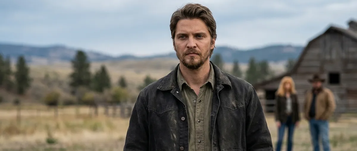 Luke Grimes as Kayce Dutton in the Yellowstone spinoff Y: Marshals